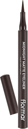 Flormar Mat Likit Kalem Eyeliner (KAHVE) - Midnight Matte Eyeliner - 002 Brown - 8690604641659