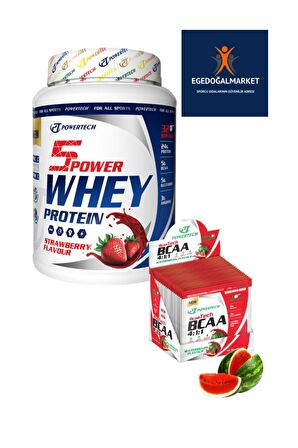 5Power Whey Protein Tozu 32 Servis Çilek - BCAA 20 Saşe Karpuz