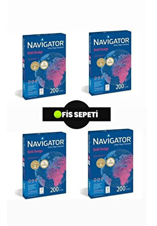 Navigator A4 200 Gr. Gramajlı Fotokopi Kağıdı 600 Yaprak 4 Paket