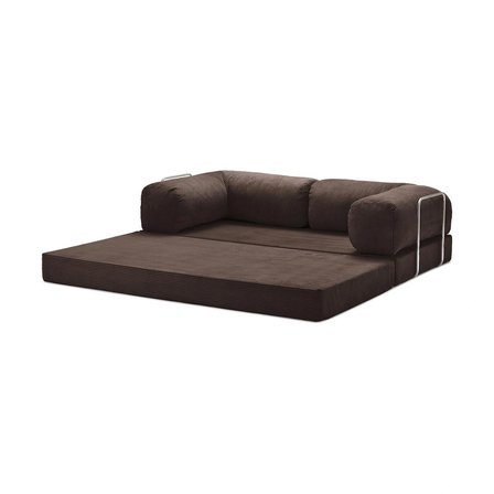 200x100 Modern Fitilli Kadife Kanepe| Yatak Olabilen, Dayanıklı Orta Sert Sünger