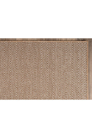 Srz-0503 Jüt Tabanlı Hasır Dokuma Örme Bohem Antialerjik Halı Kilim Balık Sırtı