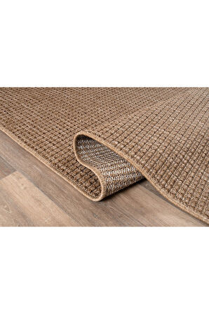 Srz-0503 Jüt Tabanlı Hasır Dokuma Örme Bohem Antialerjik Halı Kilim Balık Sırtı