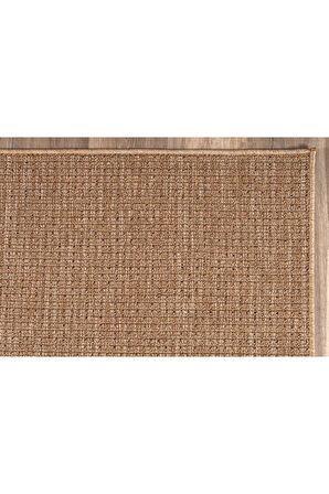 Srz-0503 Jüt Tabanlı Hasır Dokuma Örme Bohem Antialerjik Halı Kilim Balık Sırtı