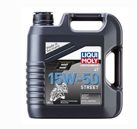 Liqui Moly 4T 15W50 Street  Sentetik Motor Yağı 4L