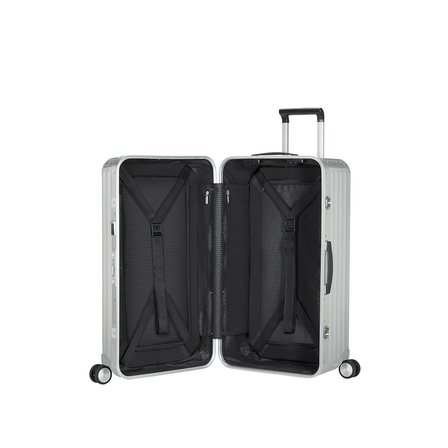 Samsonite Lite Box Alu - Gümüş 74/27 Dikey Büyük Boy Valiz