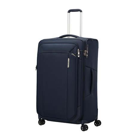 Samsonite Lacivert Spinner Respark - Körüklü 4 Tekerlekli 79 cm Büyük Boy Valiz