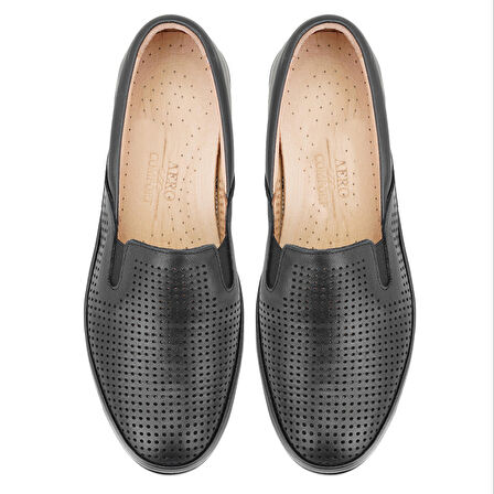 Avery Siyah Kadın Günlük Deri Ayakkabı