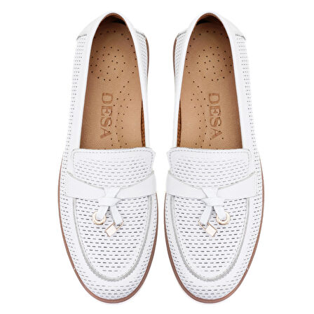 Breana Beyaz Kadın Günlük Deri Ayakkabı