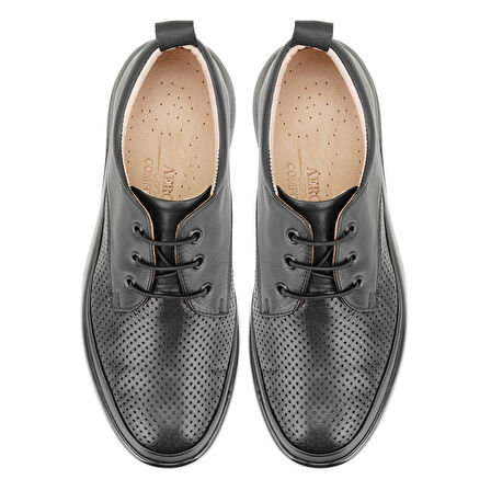 Brenna Siyah Kadın Günlük Deri Ayakkabı