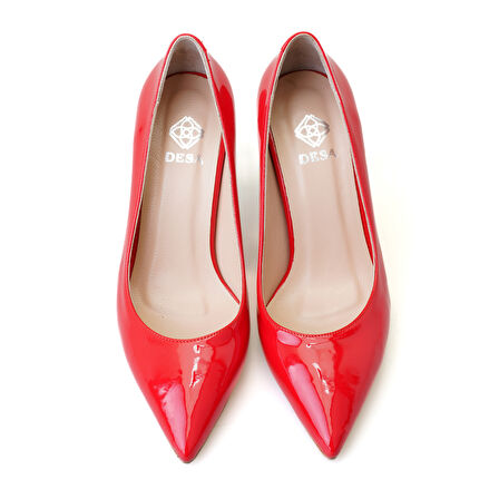 Kadın Kırmızı Stiletto Topuklu Ayakkabı