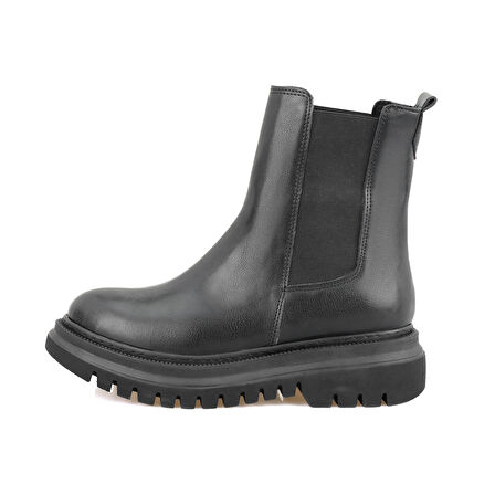 Kadın Siyah Lastikli Chelsea Bot