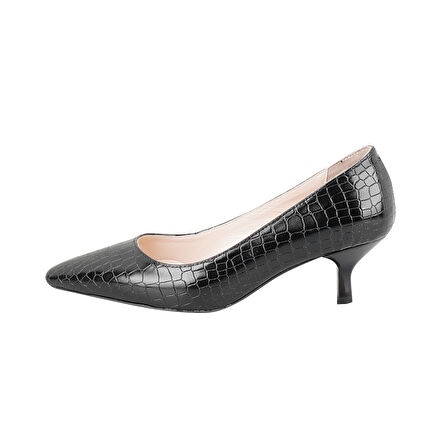 Kadın Siyah Stiletto Topuklu Ayakkabı