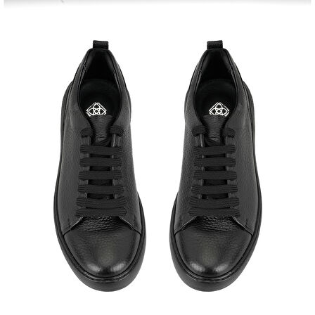 Kadın Siyah Deri Spor Ayakkabı