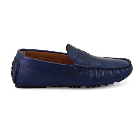 Dareau Lacivert Erkek Deri Loafer