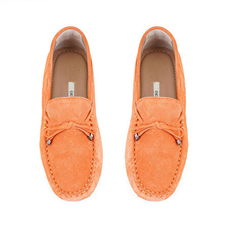 Fallon Turuncu Kadın Deri Loafer