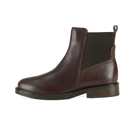 Molira Koyu Kahve Kadın Deri Bot