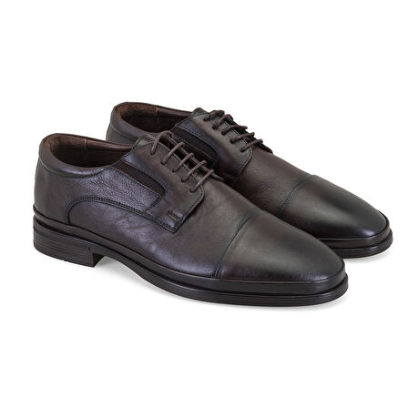 Sammy Kahve Erkek Deri Klasik Ayakkabı