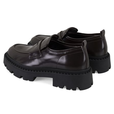 Nayeli Kahve Deri Loafer