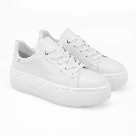 Rocio Beyaz Kadın Deri Günlük Ayakkabı