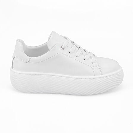 Rocio Beyaz Kadın Deri Günlük Ayakkabı