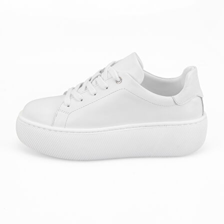 Rocio Beyaz Kadın Deri Günlük Ayakkabı