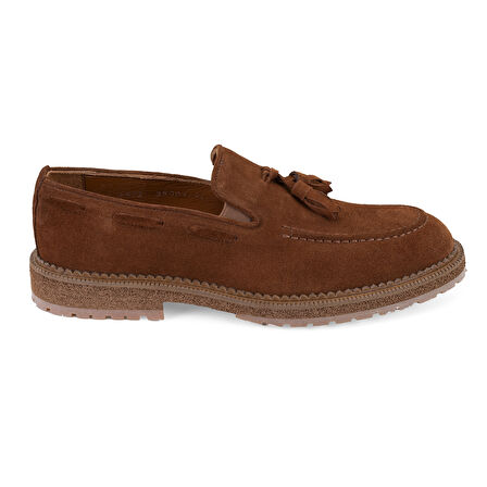 Gavyn Taba Erkek Süet Deri Loafer