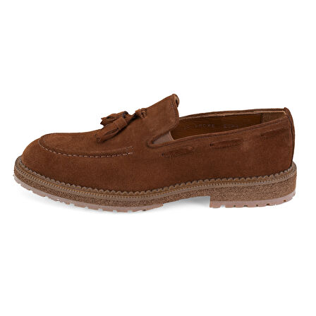 Gavyn Taba Erkek Süet Deri Loafer