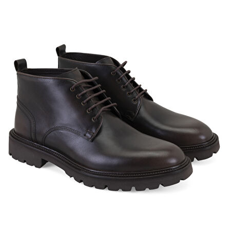 Merga Kahve Erkek Deri Bot