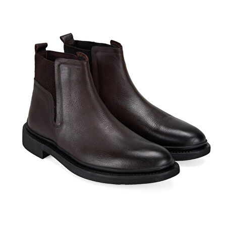 Lianne Kahve Erkek Deri Bot