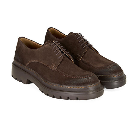 Fabian Kahve Erkek Süet Deri Günlük Ayakkabı