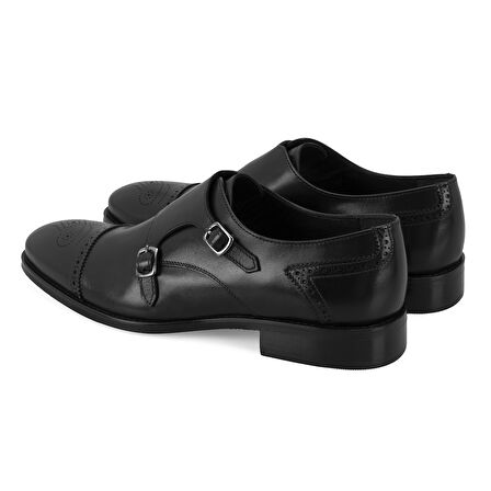 Olian Siyah Klasik Erkek Deri Ayakkabı