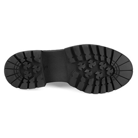 Dylia Siyah Kadın Günlük Deri Ayakkabı