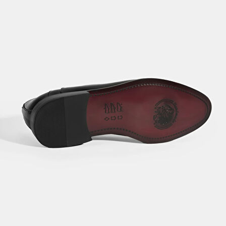 Thalassa Siyah Erkek Rugan Klasik Ayakkabı