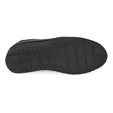 Satrina Siyah Kadın Deri Günlük Ayakkabı