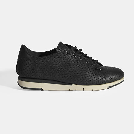 Kadın Siyah Deri DesaComfort Sneaker