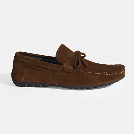 Calandra Taba Erkek Bağcık Detaylı Slip-On Süet Loafer