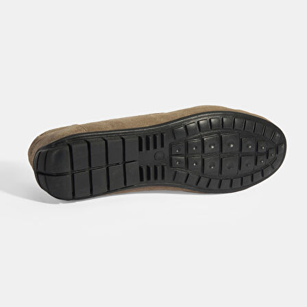 Calandra Kum Erkek Bağcık Detaylı Slip-On Süet Loafer