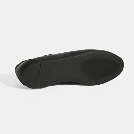 Anaiss Siyah Kadın Deri Günlük Ayakkabı