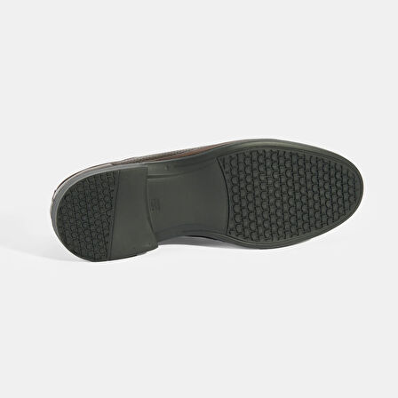 Kahve Erkek Bağcıklı Deri Klasik Ayakkabı