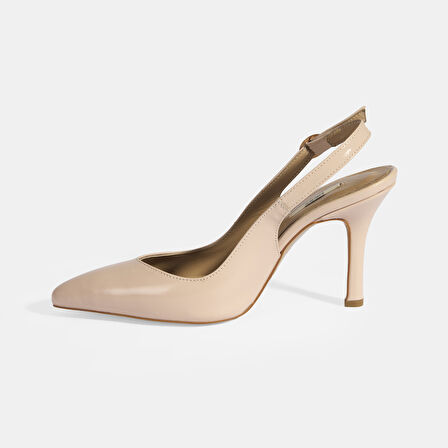 Dionra Pudra Kadın Rugan Topuklu Ayakkabı