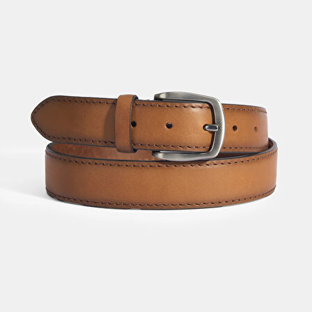 Erkek Taba Spor Deri Kemer