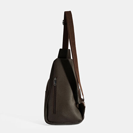 Erkek Kahve Çapraz Postacı Çantası