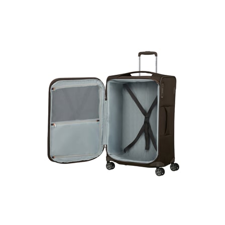 Samsonite Re-Lite-Spinner Kahve Körüklü 67/24 Orta Boy Valiz