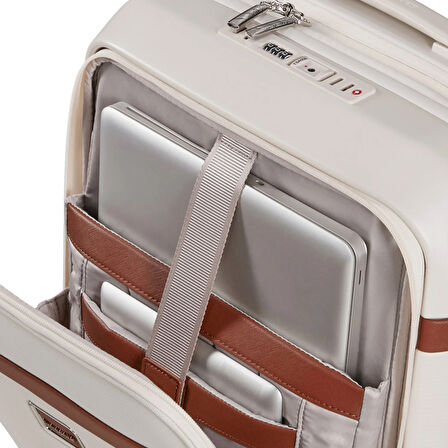 Samsonite Krem Image Spinner 55/20 Kabin Boy Valiz