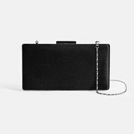 Kadın Siyah Portföy Gece Çantası