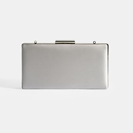 Kadın Gümüş Portföy Gece Çantası