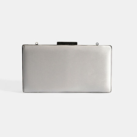 Kadın Gümüş Portföy Gece Çantası