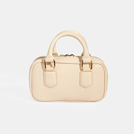 Kadın Ten Omuz Askılı Mini El Çantası