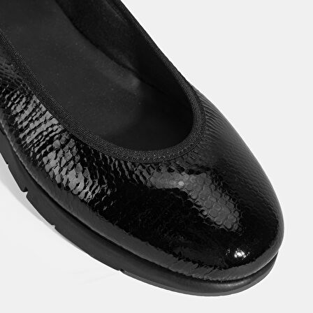 Kadın Siyah DesaComfort Günlük Deri Ayakkabı