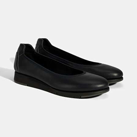 Kadın Lacivert DesaComfort Deri Günlük Ayakkabı